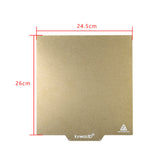 Load image into Gallery viewer, 245mm x 260mm PEI Gold Frosted Build Plate For Tycoon/Tycoon Slim 3D Printer