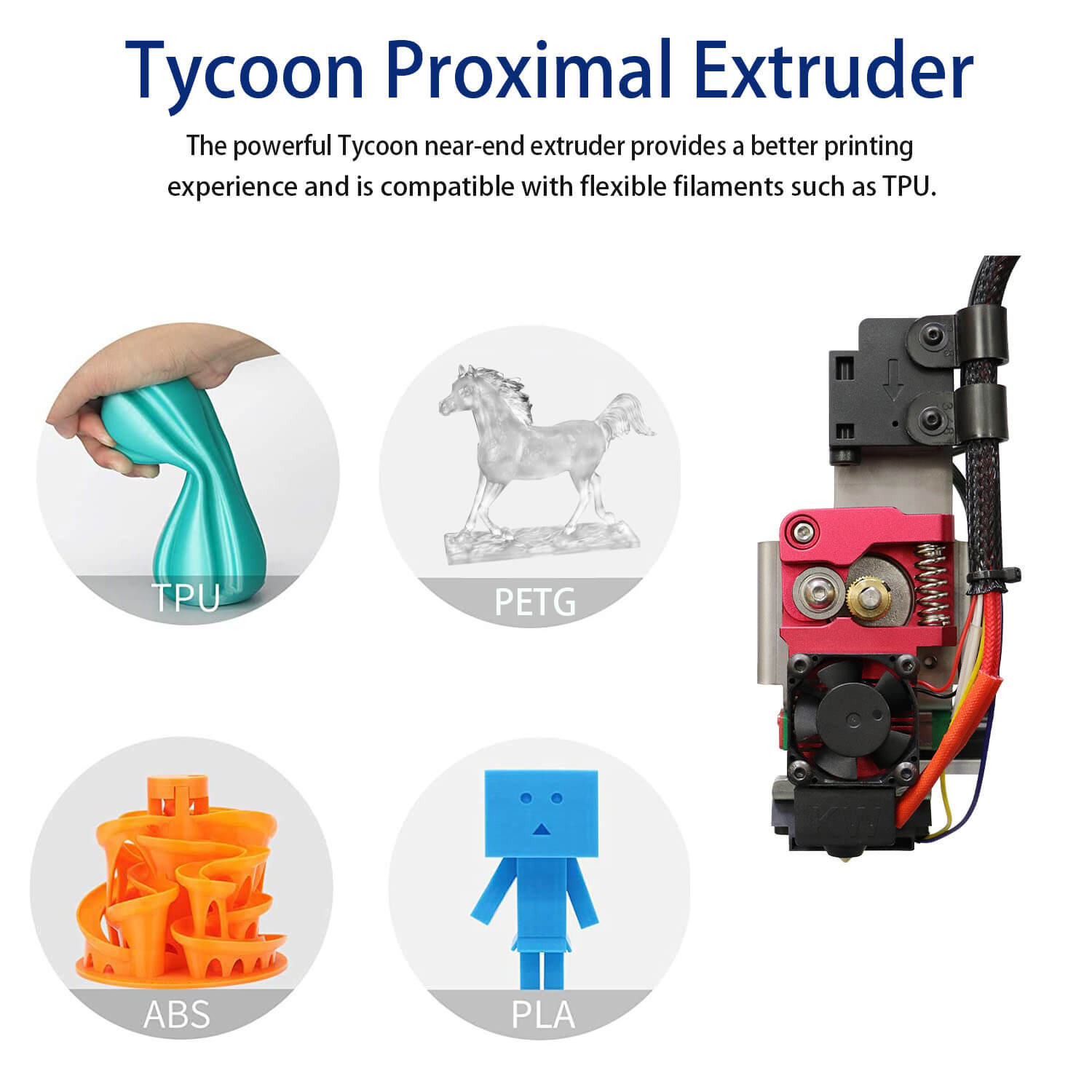 Plaque magnétique flexible pour imprimante 3D Tycoon Max